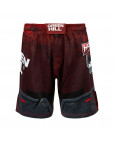 Шорты "Green Hill" HARDCORE MMA красные, p.S Красный-фото 6 additional image